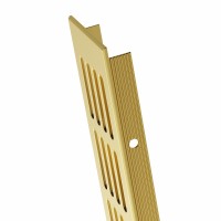 Aluminium Lüftungsgitter 60mm breite Stegblech gold eloxiert Alugitter Heizungsabdeckung