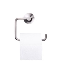 Edelstahl WC-Rollenhalter Toilettenpapierhalter matt gebürstet Klopapierhalter